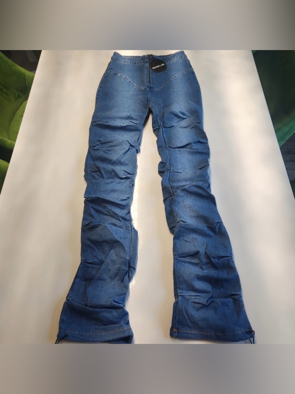 Women’s High-Rise Blue Jeans - Unknown Brand